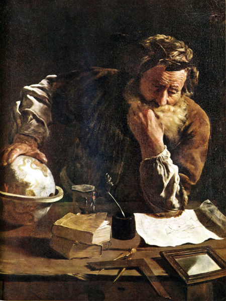 Arquimedes Pensativo. Por Fetti, 1620.