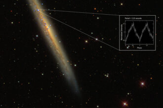 NGC 5907 X 1 record breaking pulsar node full image 2