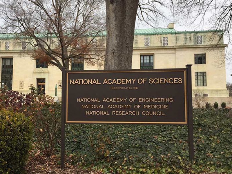 A Academia Nacional de Ciências tem sua sede em Washington, DC. Crédito: FYI / William Thomas