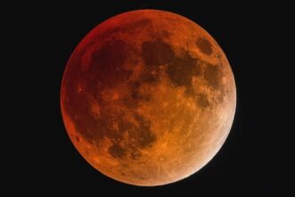 Eclipse Lunar lua de sangue