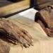 Múmia do Faraó Ramsés IV. Imagem: AFP