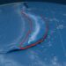 Fossa das Marianas vista do espaço. Imagem: Yarr65/Depositphotos