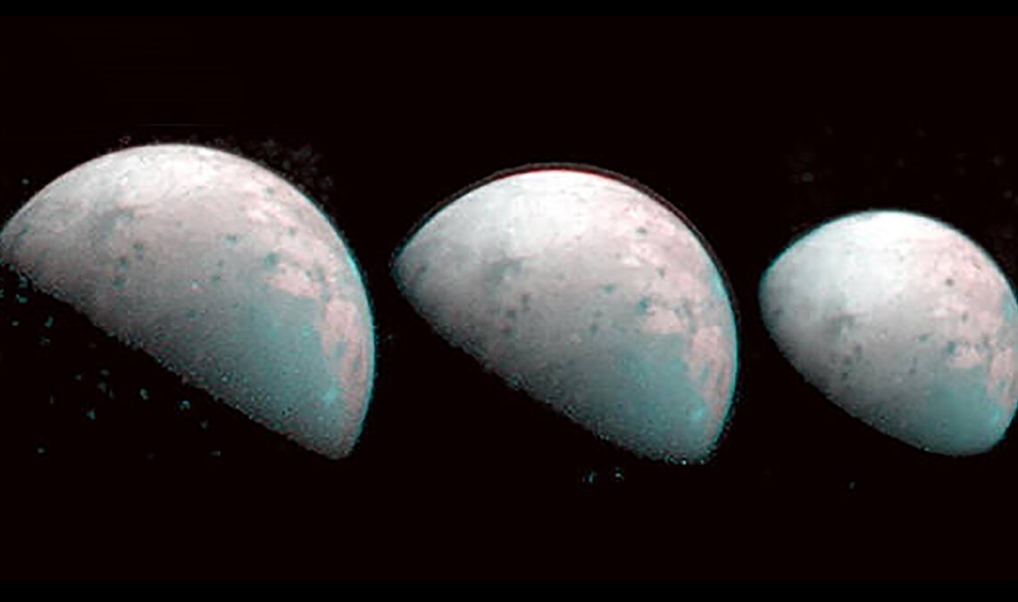 Primeiras imagens do Polo Norte de Ganímedes