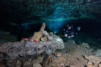 caverna submersa no México