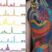 Em uma paleta de cores de tinta de tatuagem, cada cor carrega uma impressão digital espectral exclusiva que pode ser usada como um código de barras de imagem para melhor identificar e detectar tumores. (Tatuagem e design criado por Adam Sky)