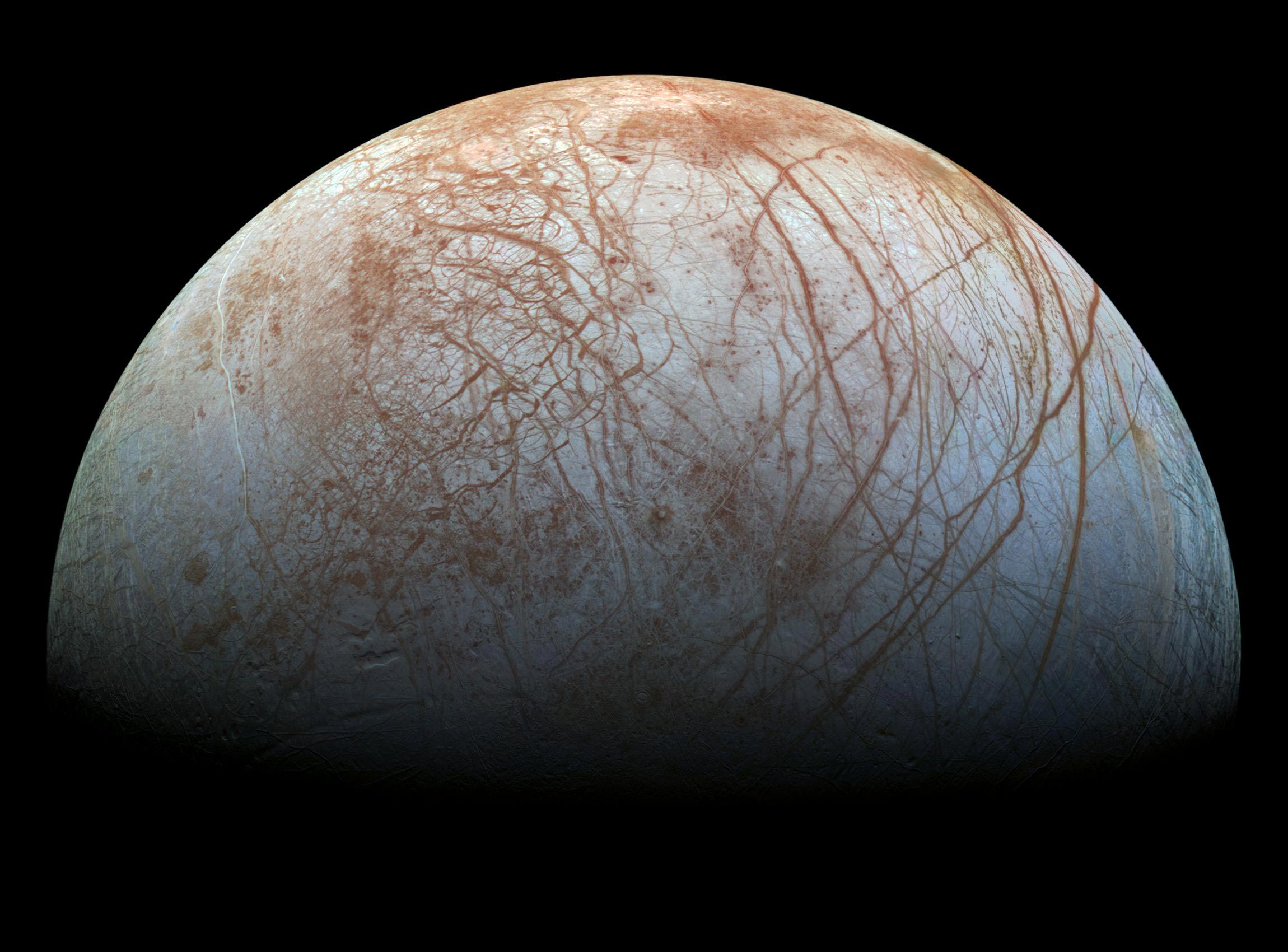 Watery Plumes Jupiters Moon Europa