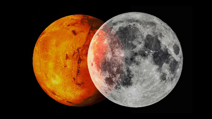Lua e Marte