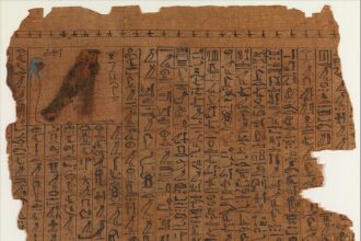 1079px Sheet from the Papyrus of Amenhotep MET DP292923
