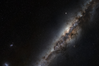 1087px Milky Way on horizon montage