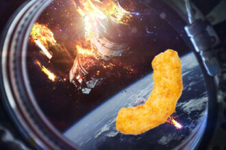 Cheetos na estação espacial ISS