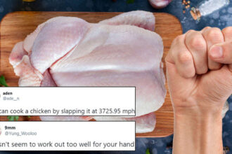 seguir as dicas para cozinhar frango batendo nele