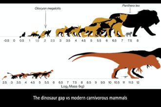 dinossauros de tamanho médio