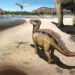 Paleontógos encontraram a menor pegada de um estegossauro já registrada. Imagem: Kaitoge