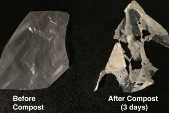 extra large 1619013325 the processed plastic before and after just three day of compost image credit christopher delre uc berkeley