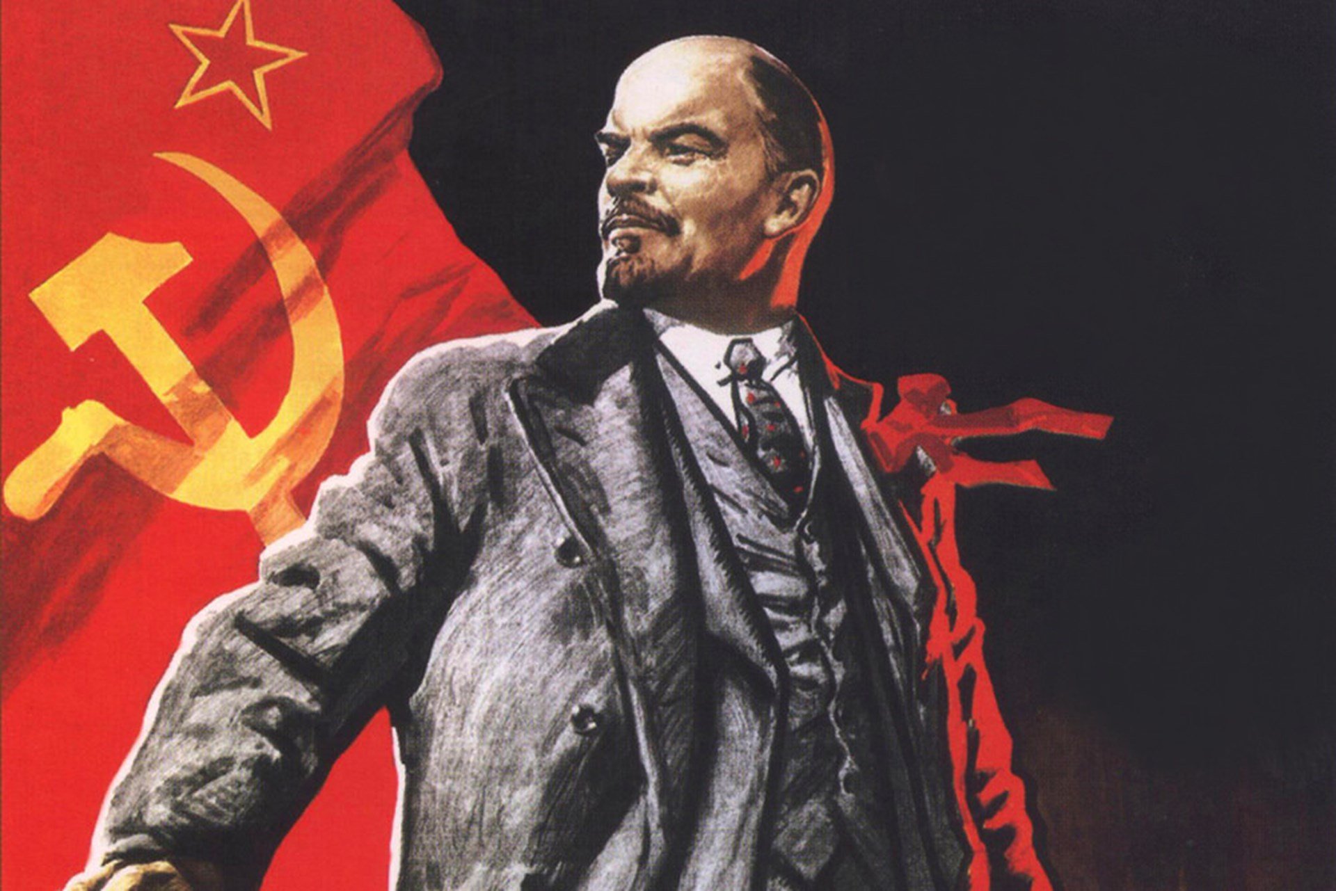 День рождение ленина дата. Плакат Ленин жил Ленин жив Ленин будет жить. Ленин жил Ленин жив. День рождения Ленина плакат.