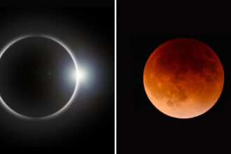 diferença entre eclipse solar e lunar