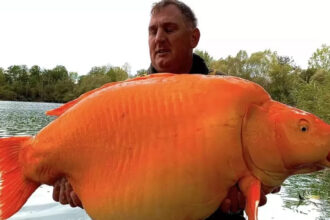 peixe dourado enorme
