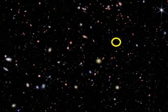 JWST detecta galaxia mais distante do universo