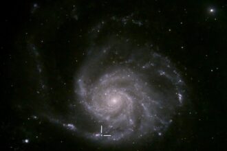 M101 com a supernova SN2023ixf