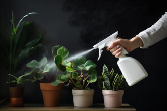Borrifar água nas plantas não é eficaz mostra botânico
