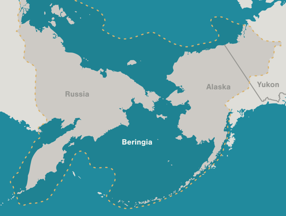 map beringia