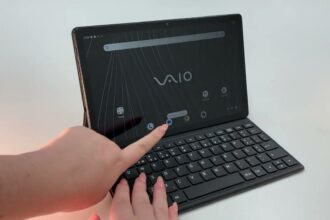 VAIO TL10 em demonstração.