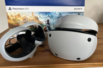 PlayStation VR2 com o Horizon Call of the Mountain