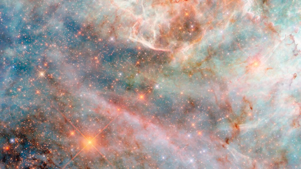 A fotografia, creditada à ESA/Hubble & NASA e ao pesquisador C. Murray, representa mais um capítulo na contínua exploração do universo pelo Telescópio Espacial Hubble, que há décadas nos surpreende com suas revelações sobre o cosmos.