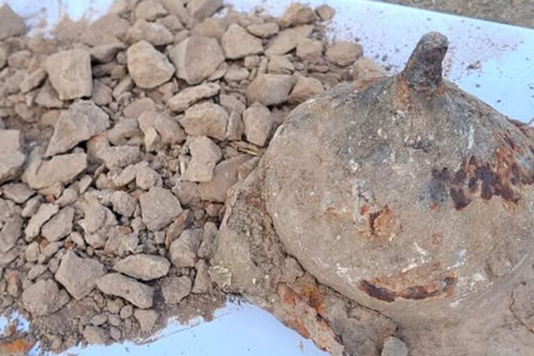 Escudo de 1.800 anos com restos de guerreiro vândalo é encontrado em ferro-velho